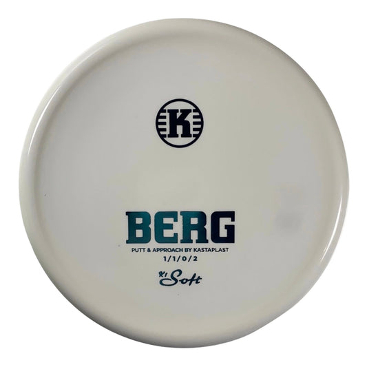 Kastaplast Berg | K1 Soft | White/Blue 173-174g Disc Golf