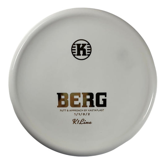 Kastaplast Berg | K1 | White/Gold 174-175g Disc Golf