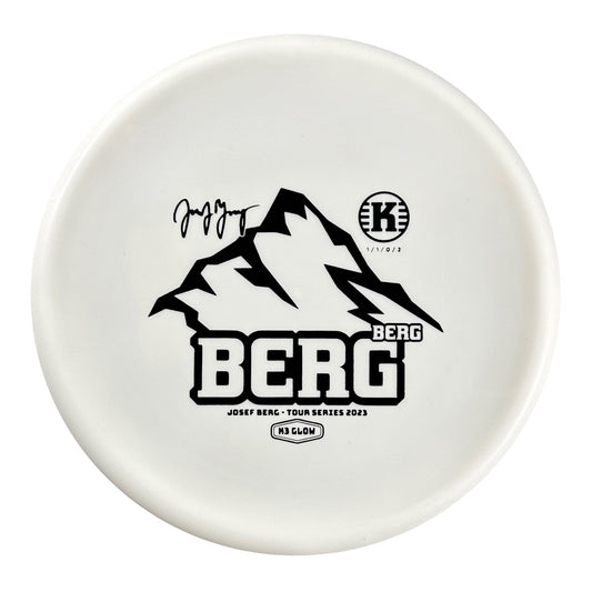 Kastaplast Berg | K3 Glow | White/Black 175g (Josef Berg) Disc Golf