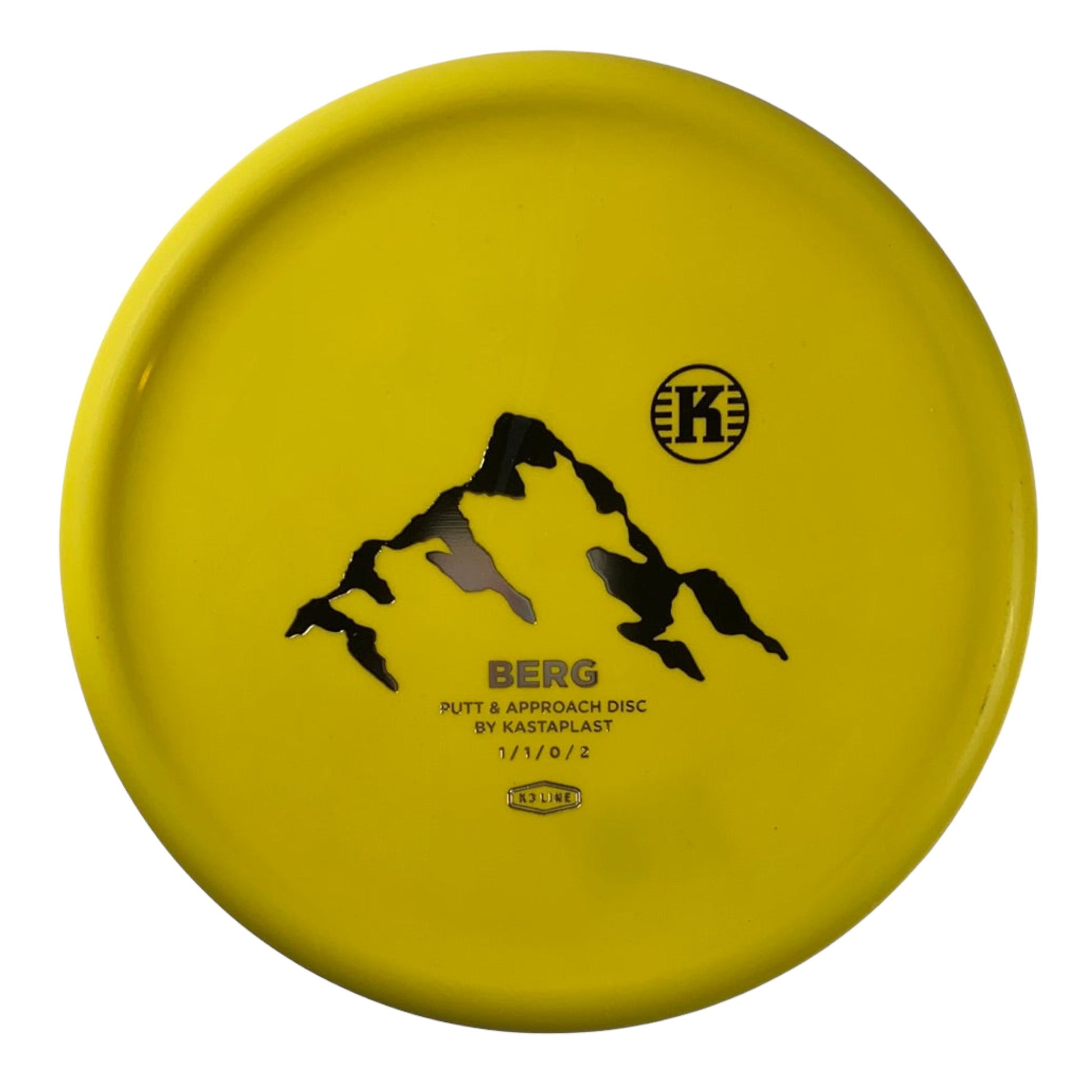 Kastaplast Berg | K3 | Yellow/Silver 170-174g Disc Golf