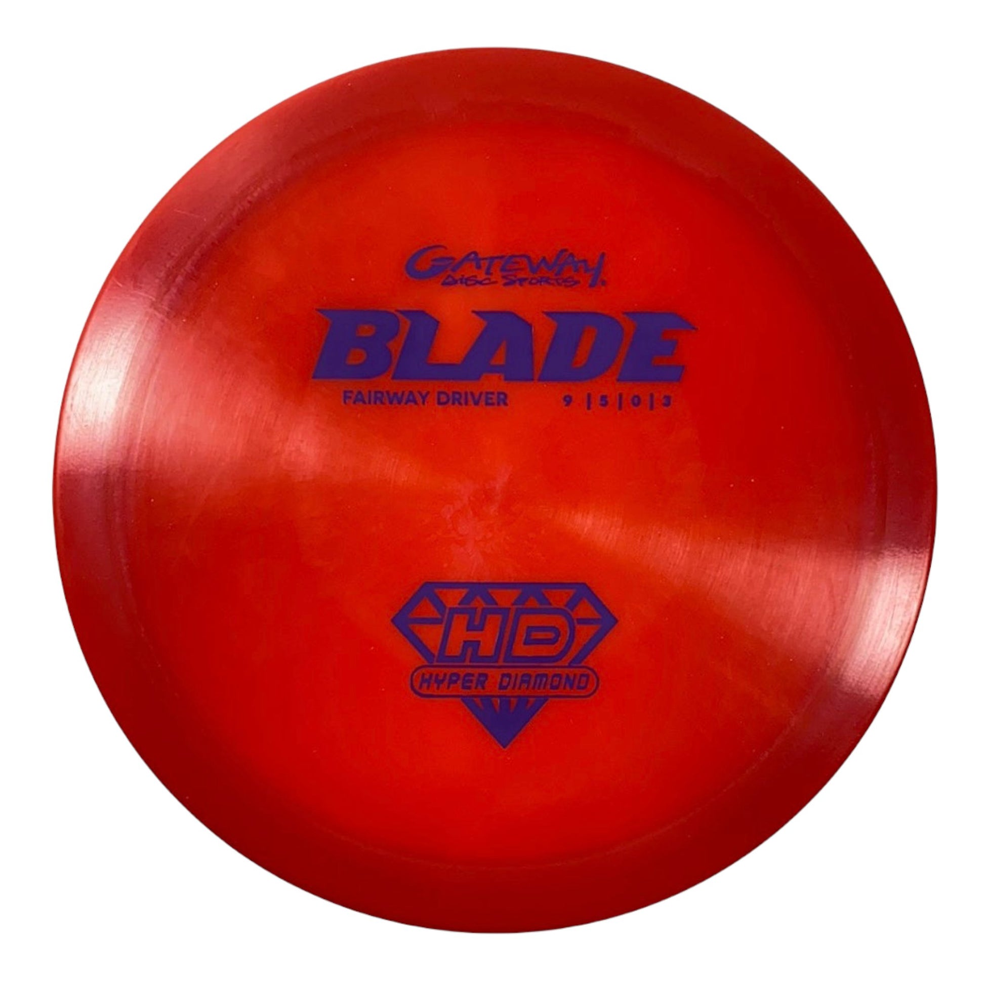 Gateway Disc Sports Blade | Hyper Diamond (HD) | Red/Purple 174-175g Disc Golf