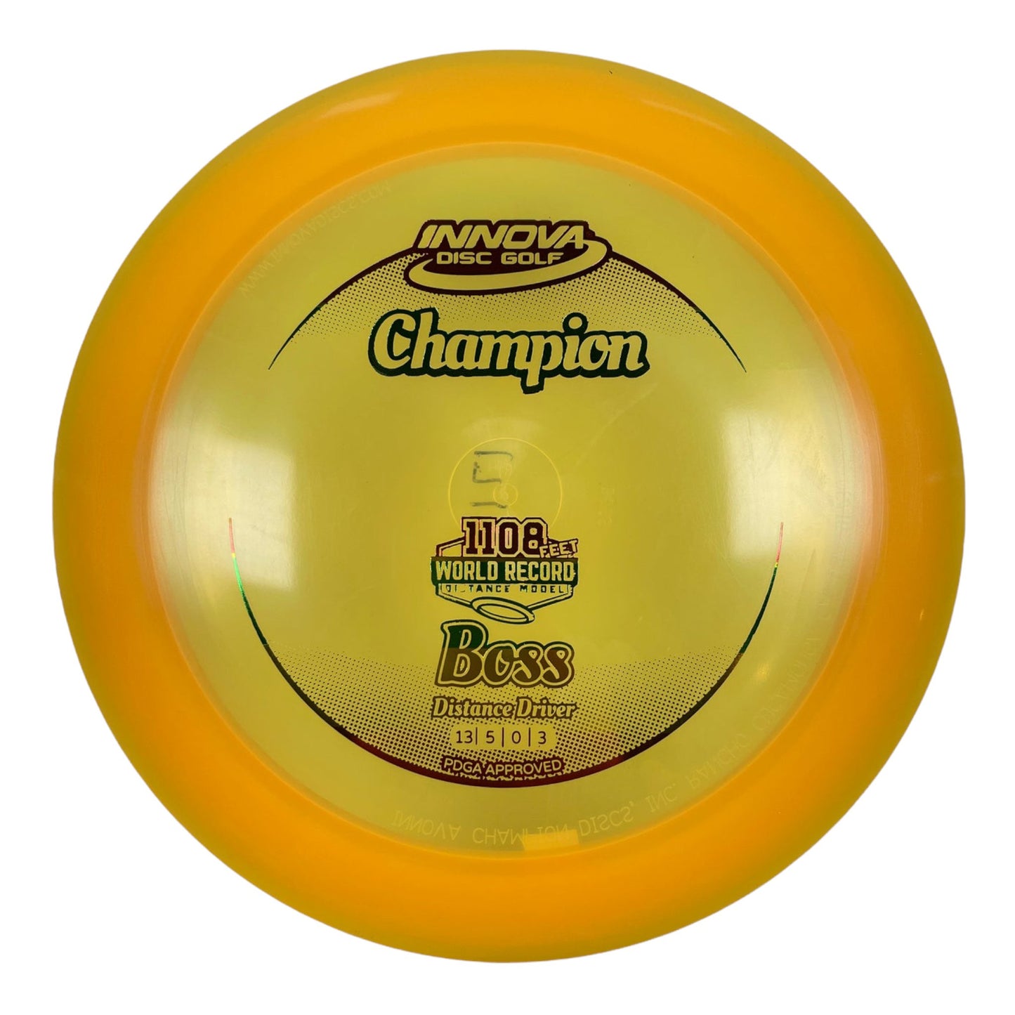 Innova Champion Discs Boss | Champion | Orange/Rasta 171g Disc Golf