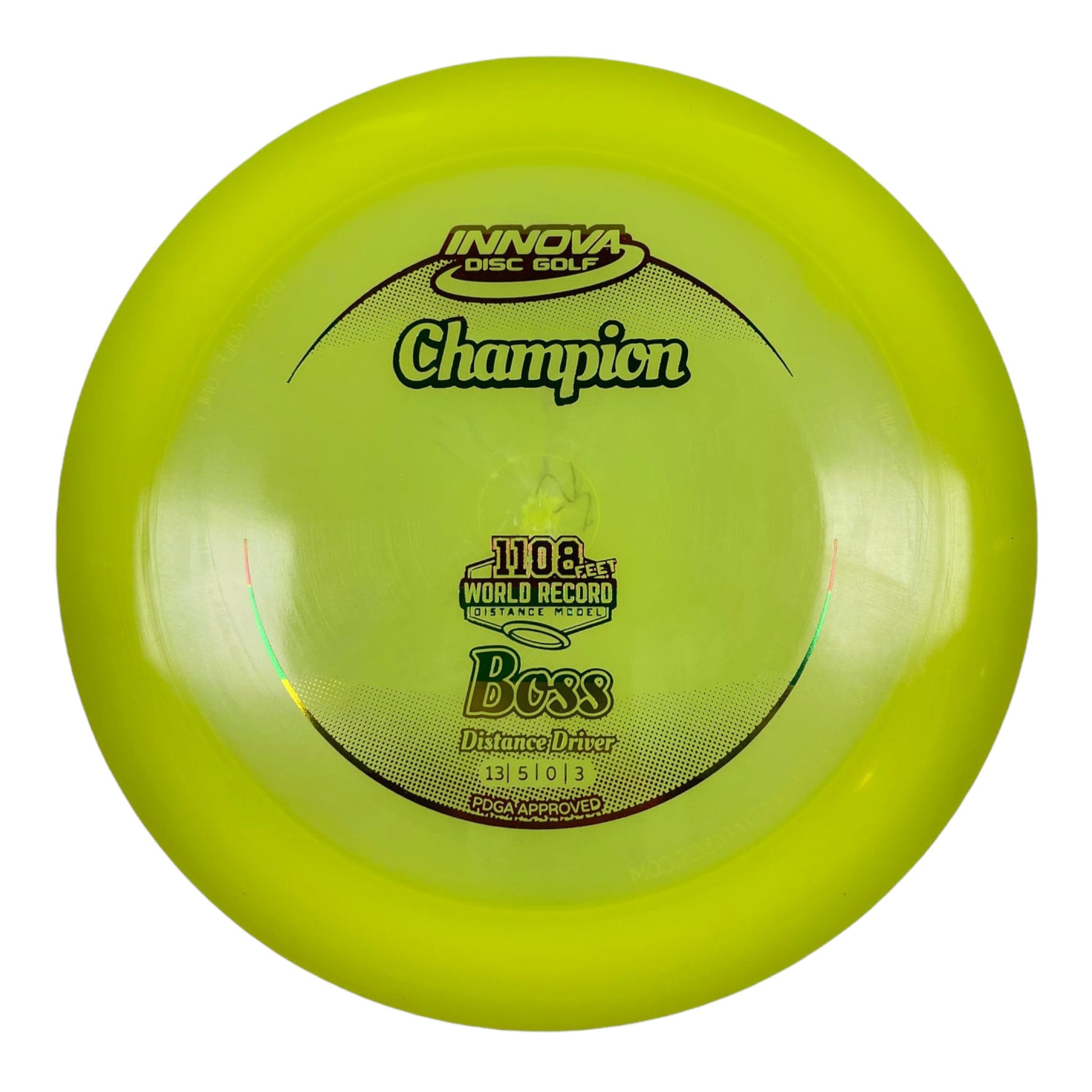 Innova Champion Discs Boss | Champion | Yellow/Rasta 175g Disc Golf