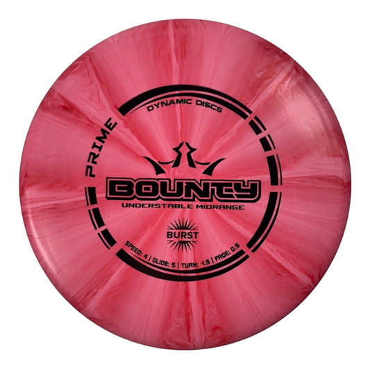 Dynamic Discs Bounty | Prime Burst | Pink/Black 177g Disc Golf