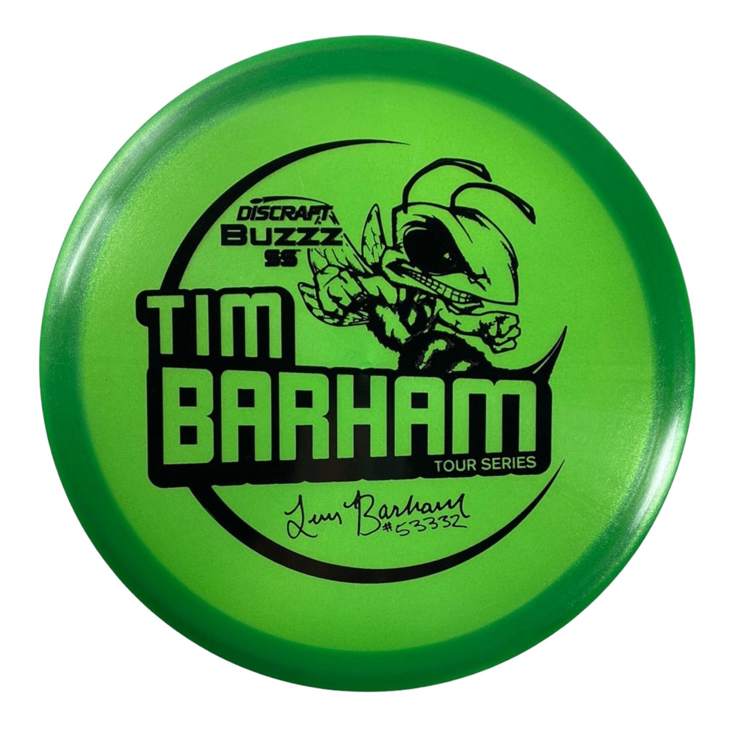 Discraft Buzzz SS | Z Line | Green/Black 176g (Tim Barham) Disc Golf