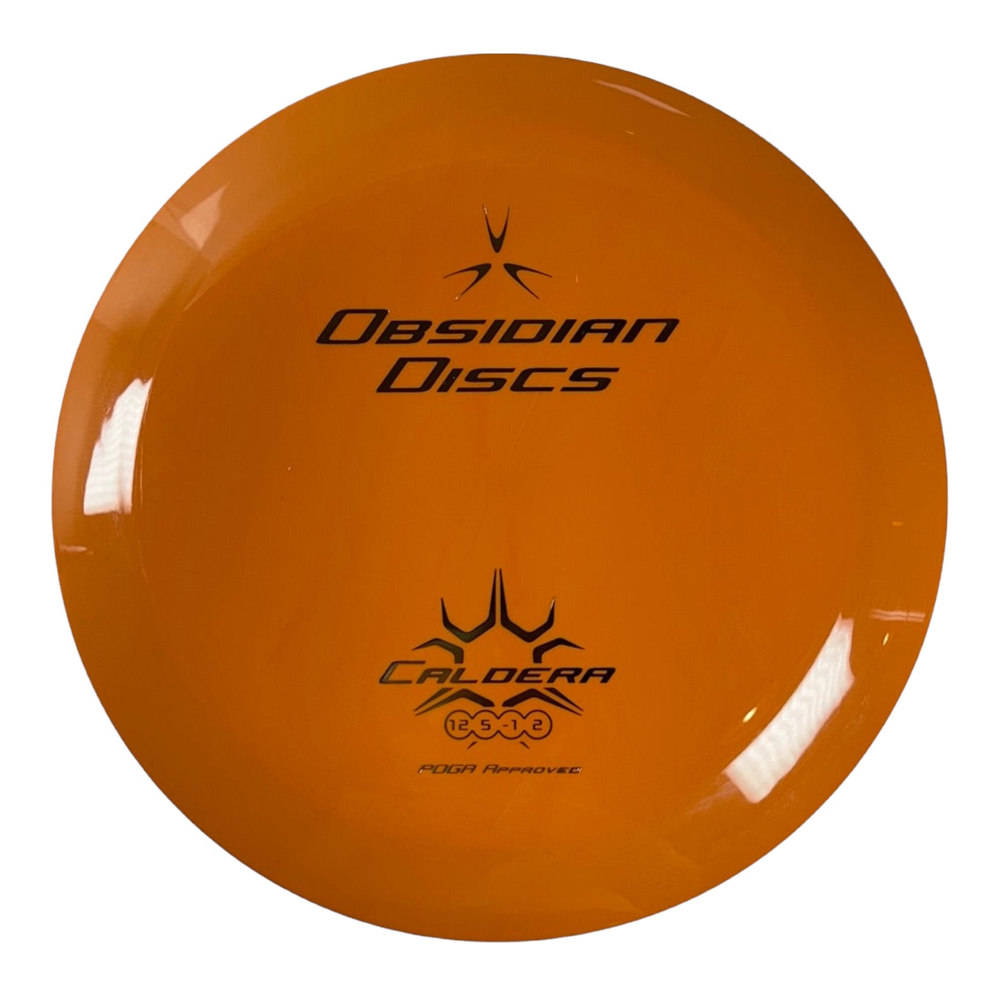 Obsidian Discs Caldera | H9 | Orange/Gold 173g Disc Golf