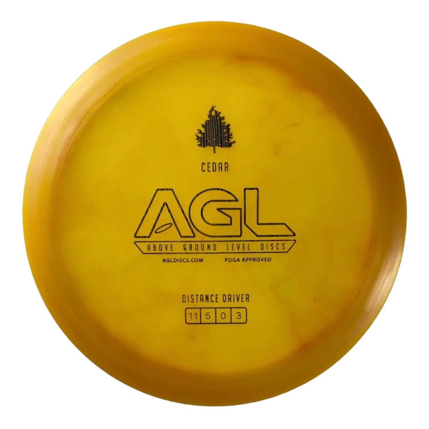 Above Ground Level Cedar | Alpine | Orange/Gold 171g Disc Golf