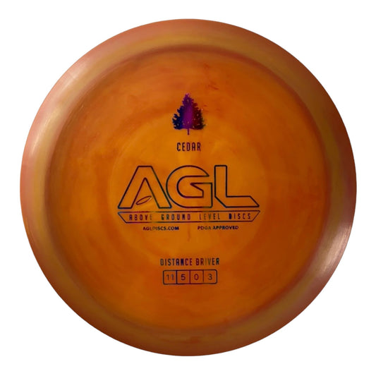 Above Ground Level Cedar | Alpine | Orange/Rainbow 172g Disc Golf