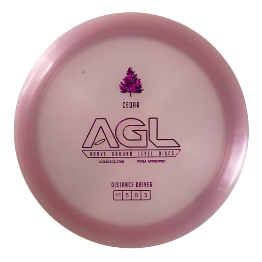 Above Ground Level Cedar | Alpine | Pink/Pink 176g Disc Golf