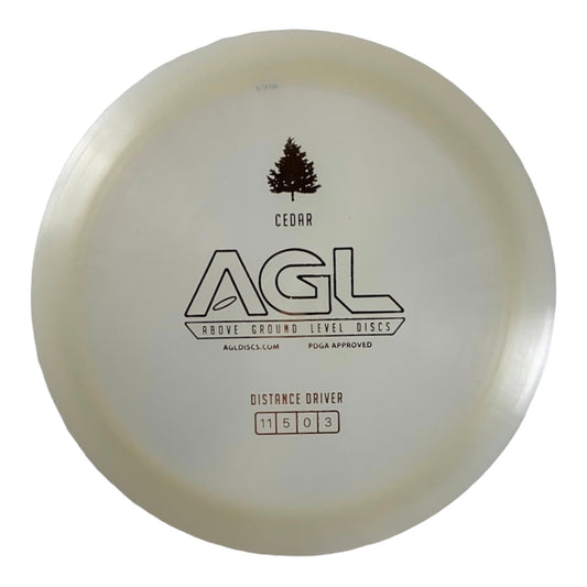 Above Ground Level Cedar | Alpine | White/Gold 176g Disc Golf