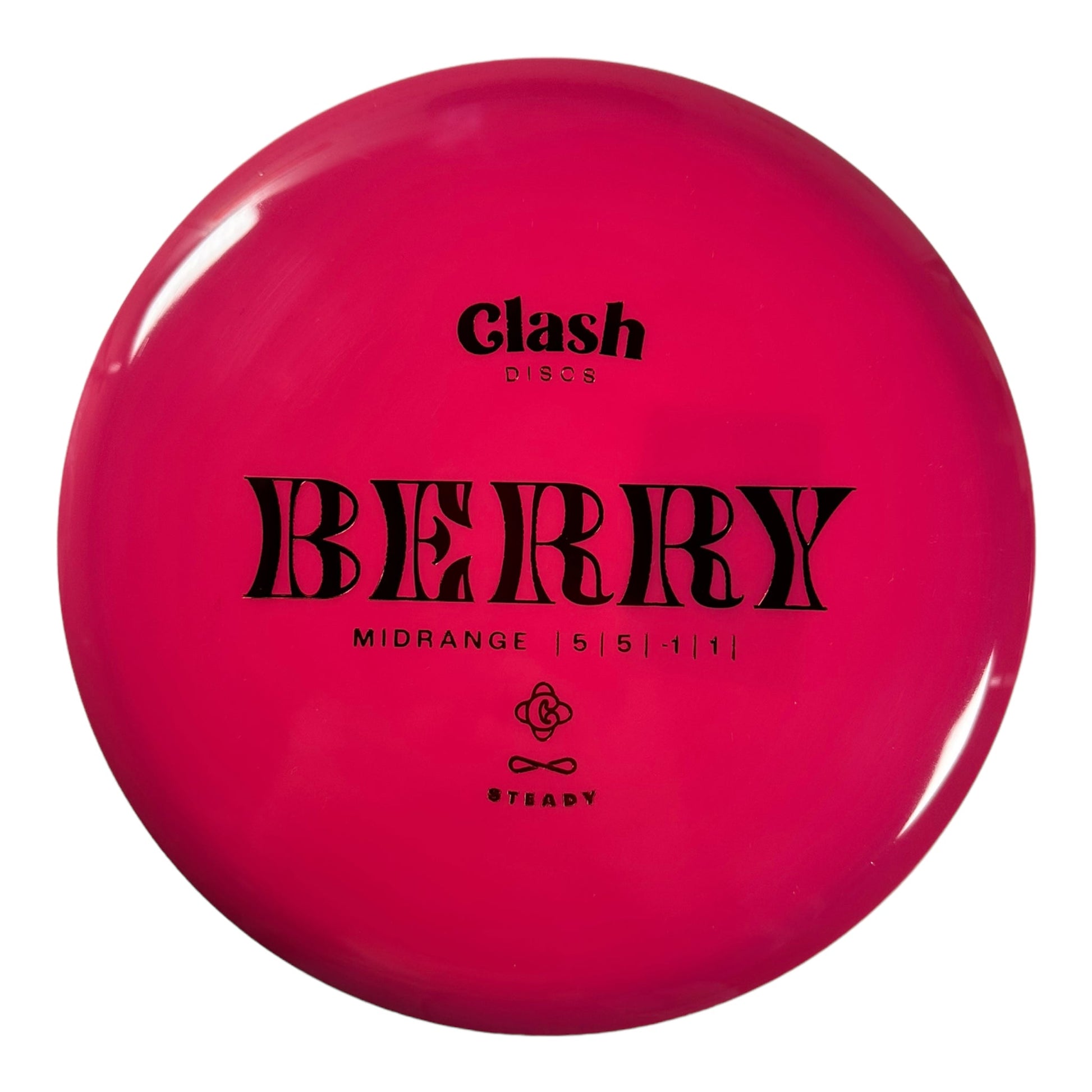 Clash Discs Berry | Steady | Pink/Red 176g Disc Golf