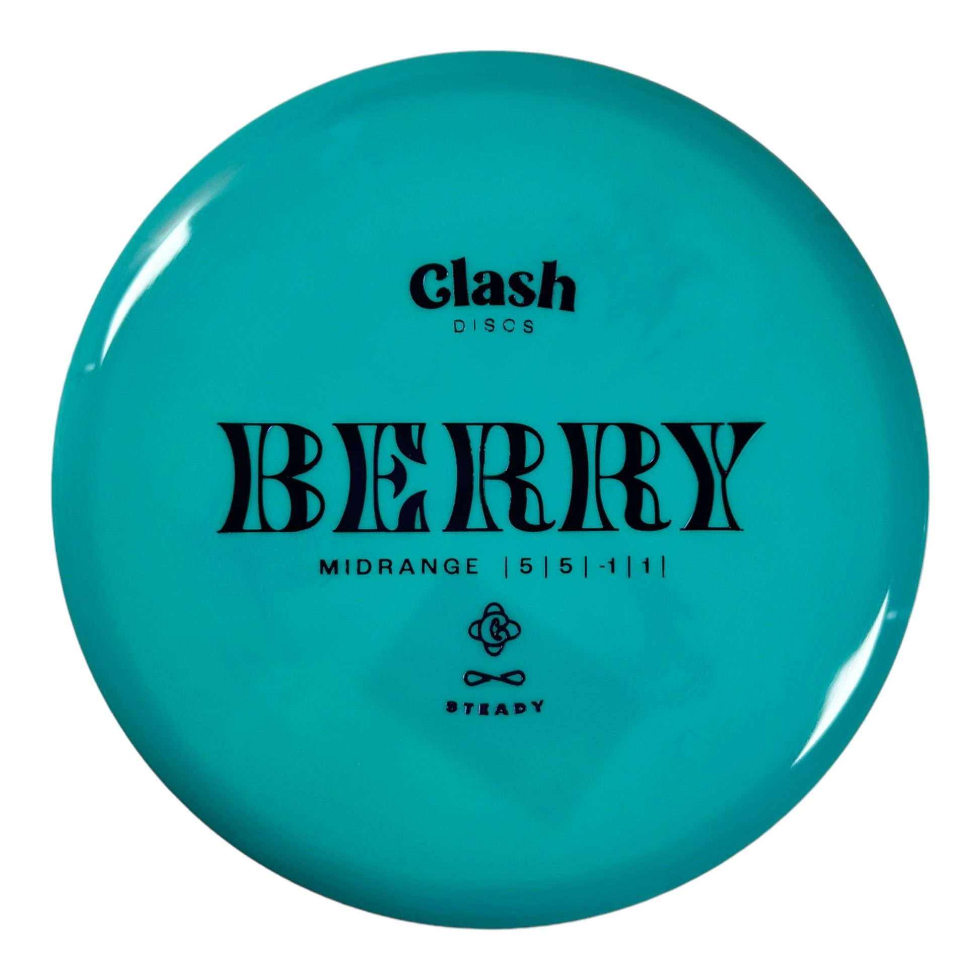 Clash Discs Berry | Steady | Teal/Purple 173-176g Disc Golf