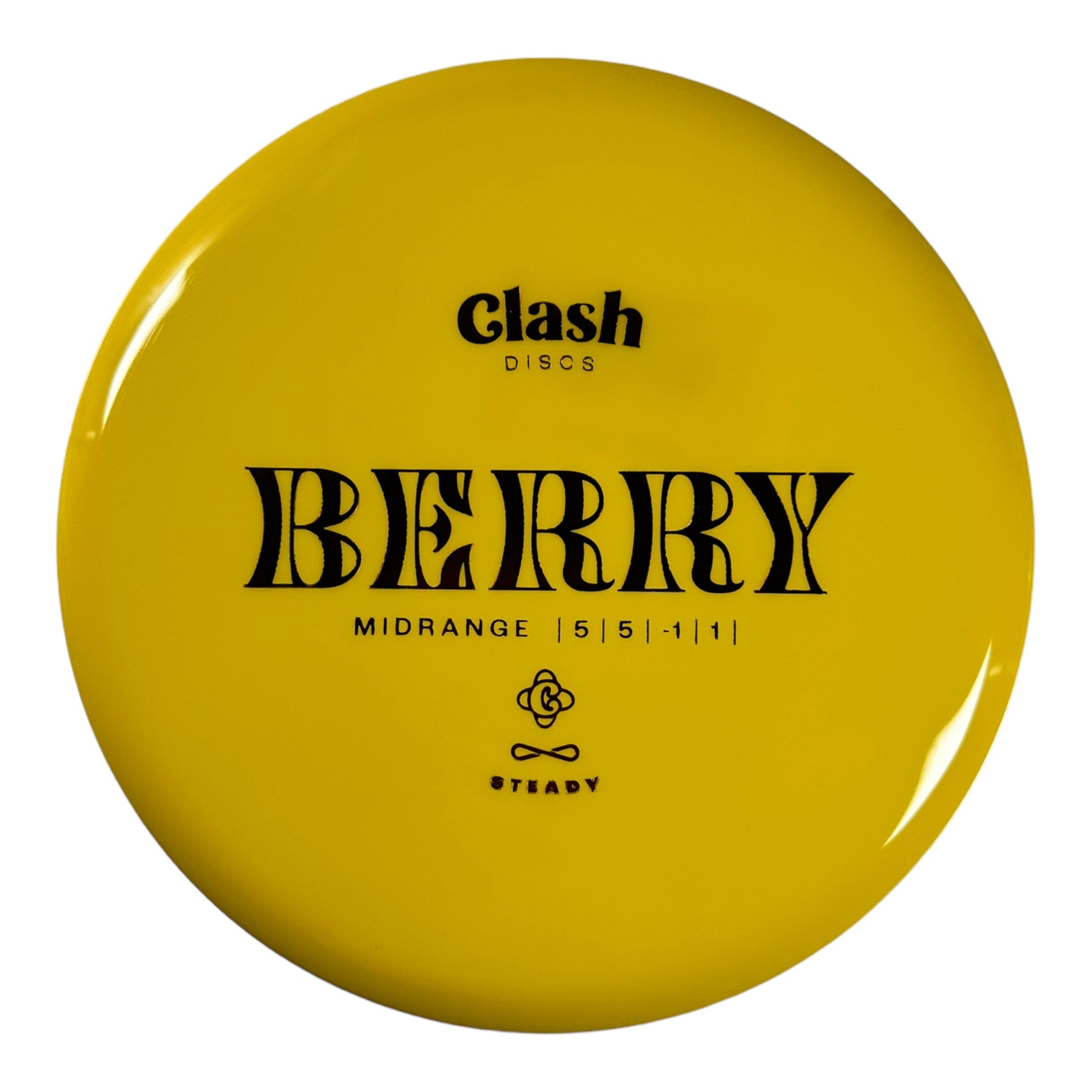 Clash Discs Berry | Steady | Yellow/Red 172g Disc Golf