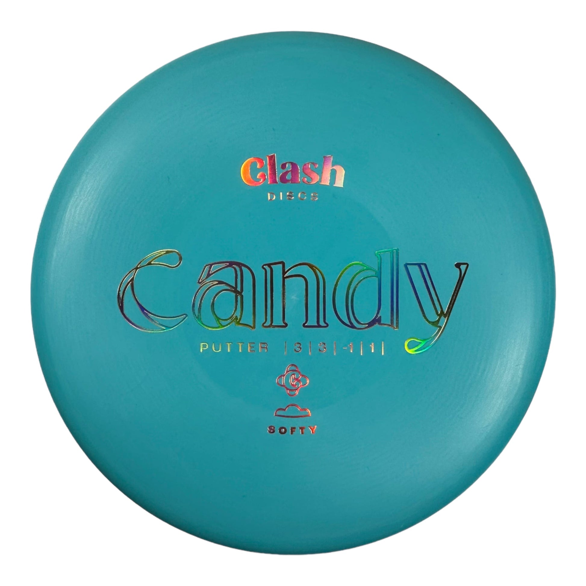 Clash Discs Candy | Softy | Blue/Gold 168-169g Disc Golf
