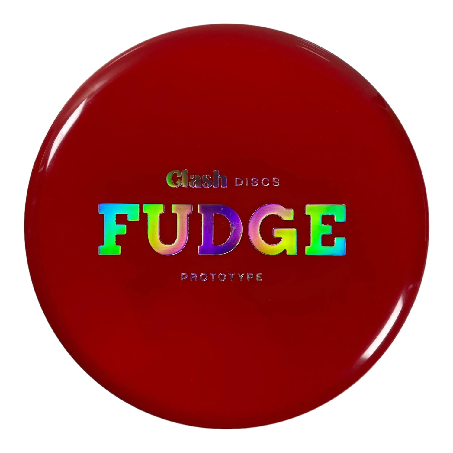 Clash Discs Fudge | Steady | Red/Holo 174 - 175g (Prototype) Disc Golf