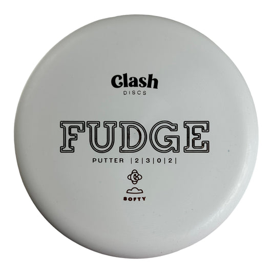 Clash Discs Fudge | Softy | White/Bronze 171-172g Disc Golf