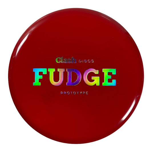 Clash Discs Fudge | Steady | Red/Holo 174-175g (Prototype) Disc Golf