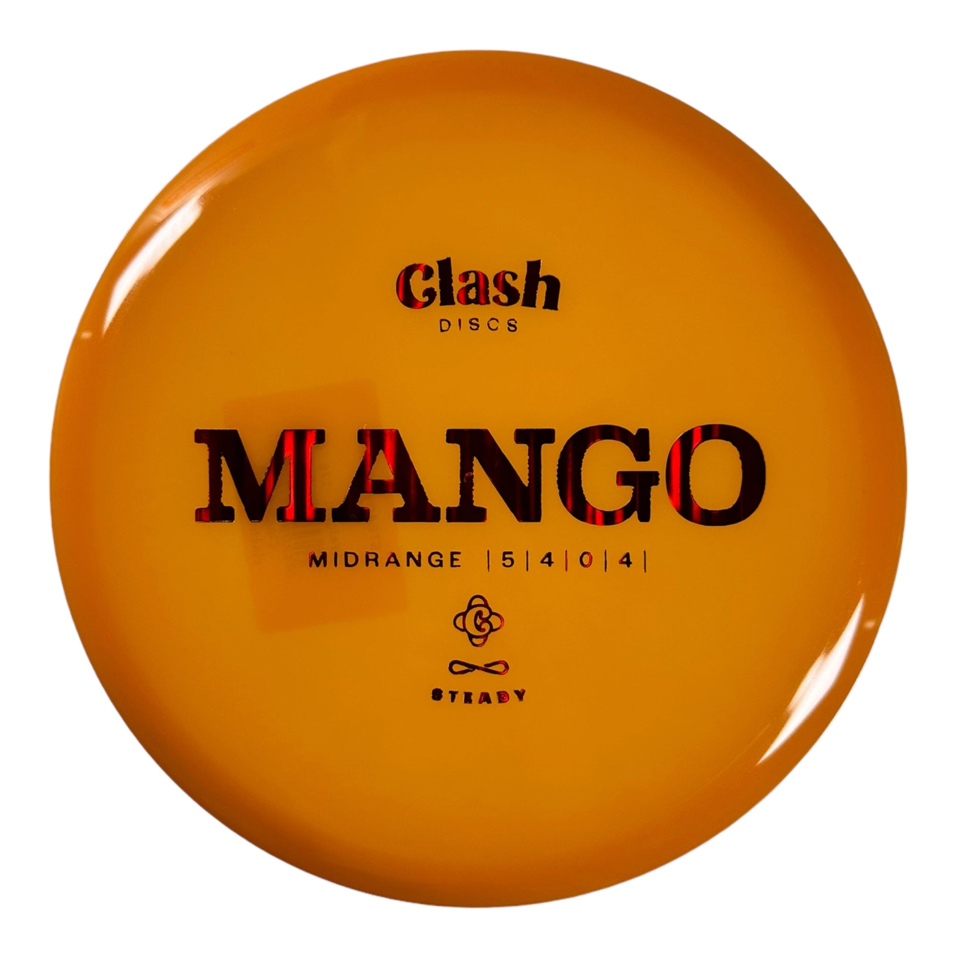 Clash Discs Mango | Steady | Orange/Red 175-176g Disc Golf