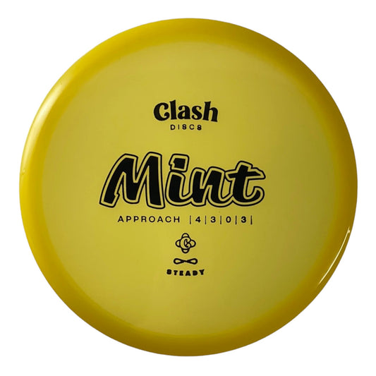 Clash Discs Mint | Steady | Yellow/Black 176g Disc Golf