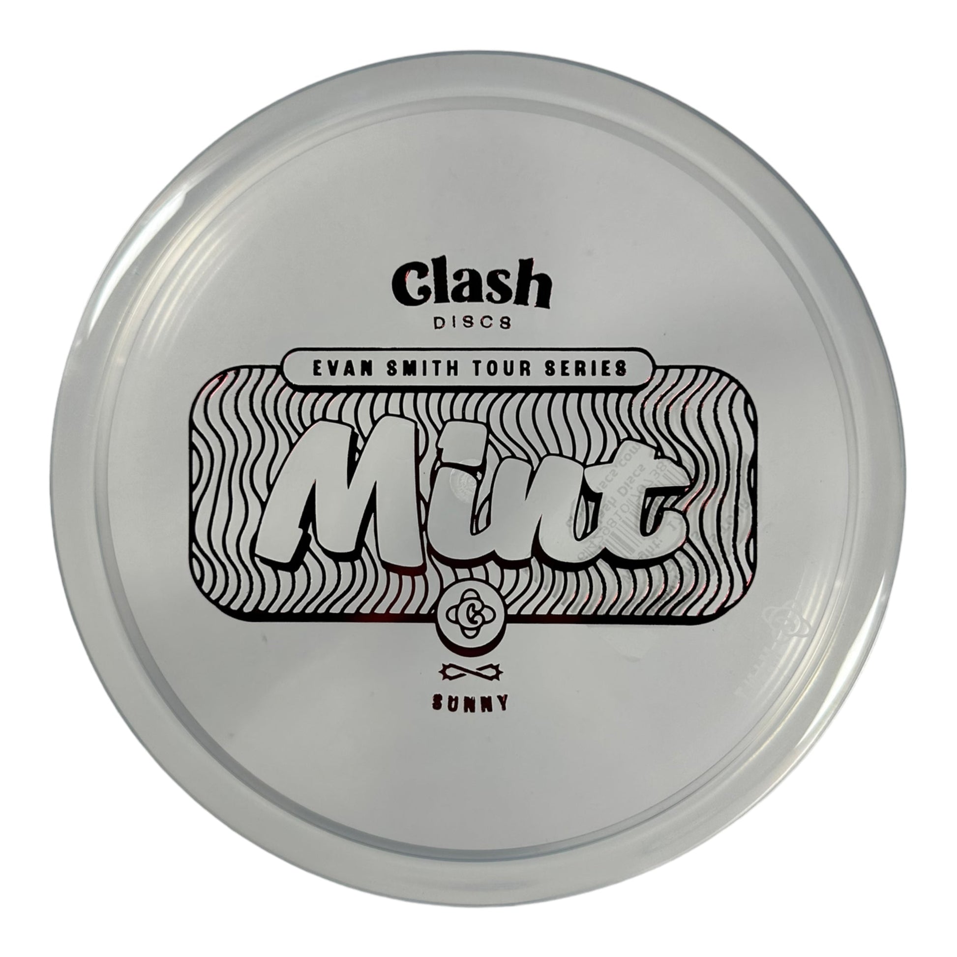 Clash Discs Mint | Sunny | Clear/Red 176g Disc Golf