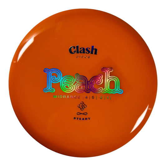 Clash Discs Peach | Steady | Orange/Holo 175-176g Disc Golf