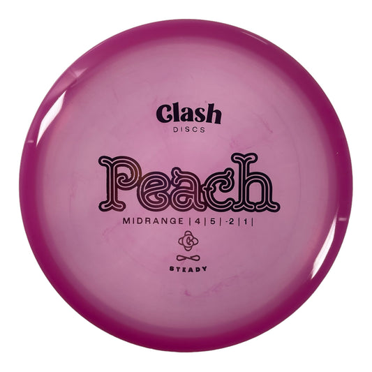 Clash Discs Peach | Steady | Pink/Pink 174g Disc Golf