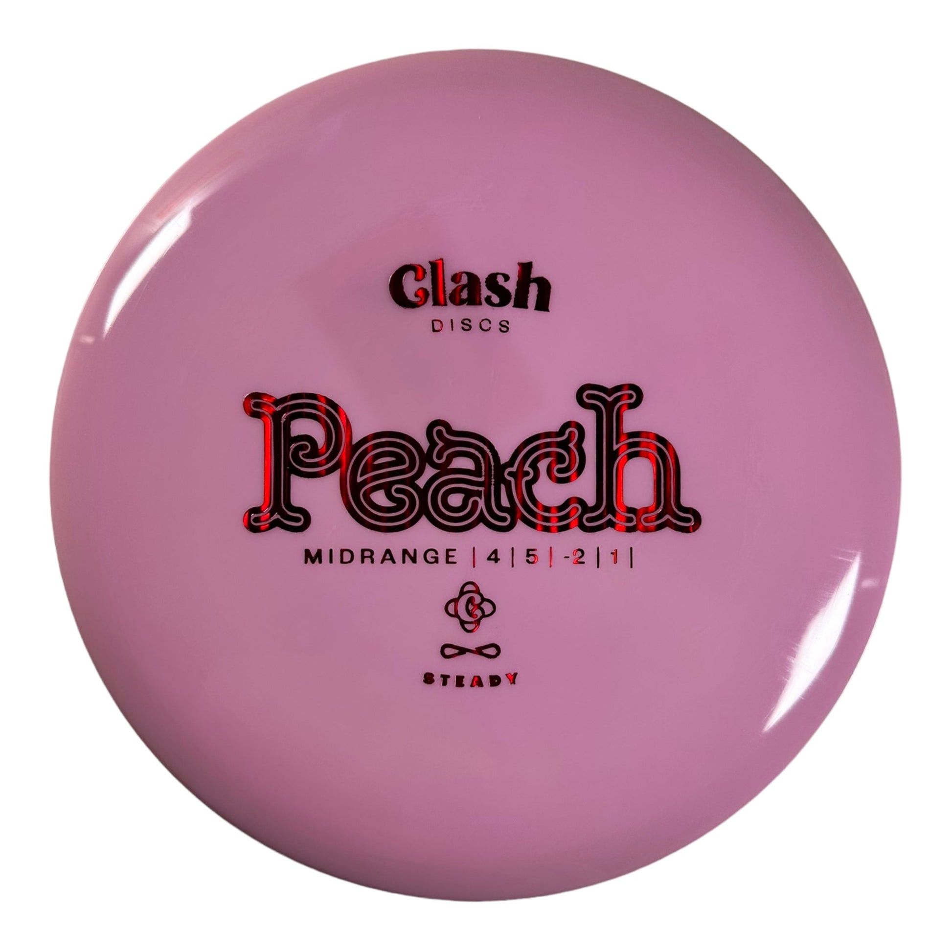 Clash Discs Peach | Steady | Pink/Red 175-176g Disc Golf