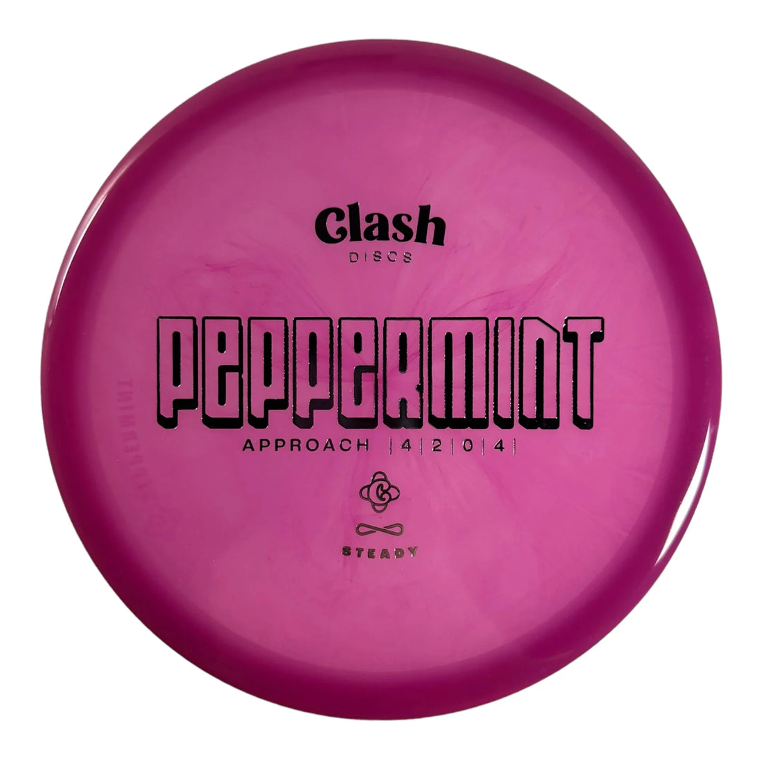 Clash Discs Peppermint | Steady | Pink/Silver 176g Disc Golf
