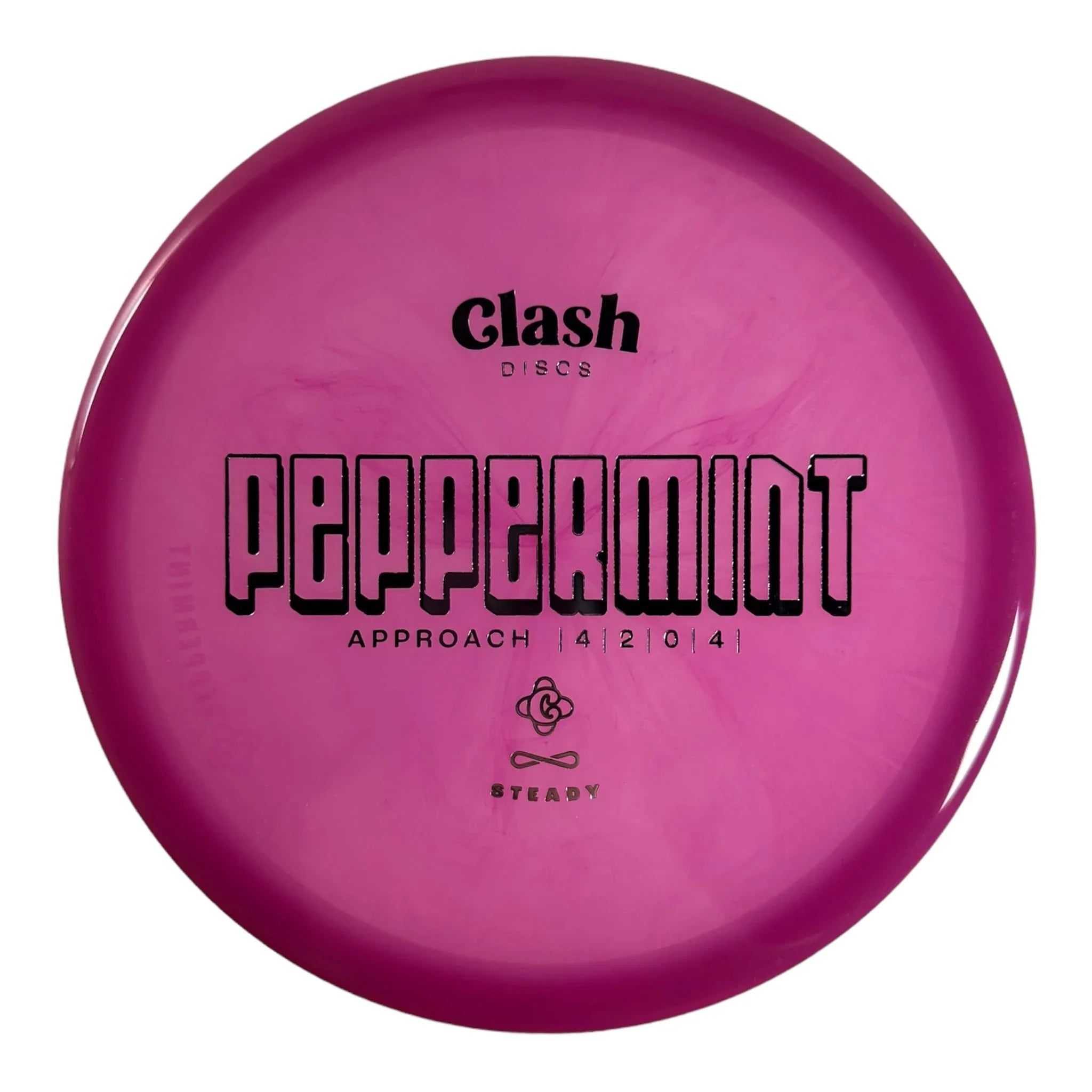 Clash Discs Peppermint | Steady | Pink/Silver 176g Disc Golf