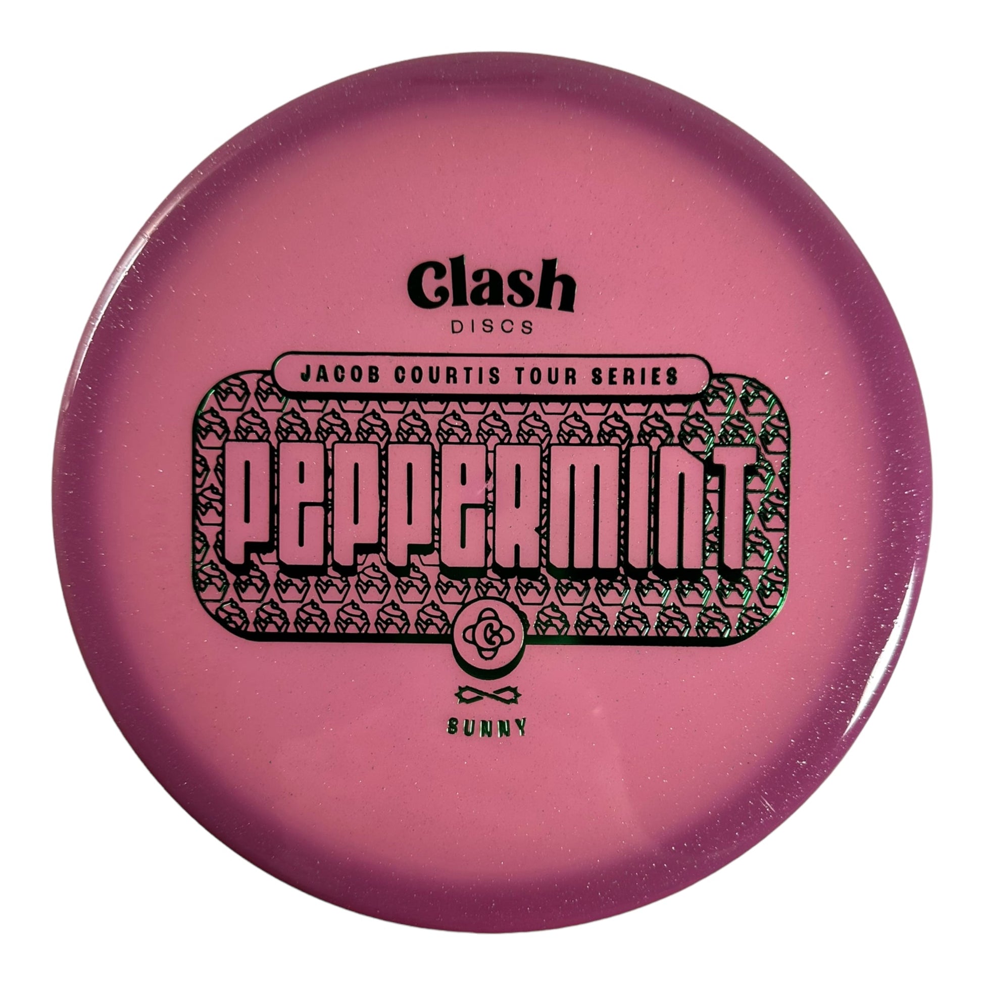 Clash Discs Peppermint | Sunny | Pink/Green 174g (Jacob Courtis) Disc Golf