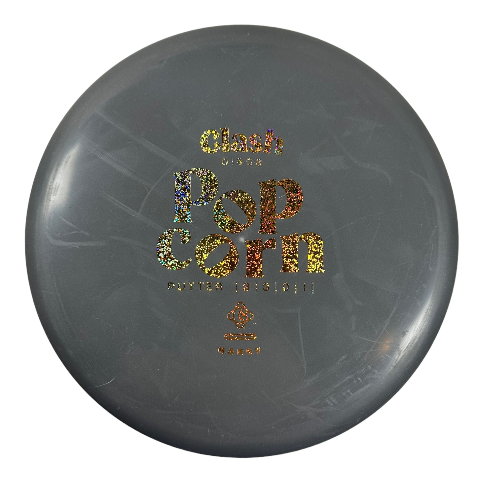 Clash Discs Popcorn | Hardy | Grey/Silver 172g Disc Golf