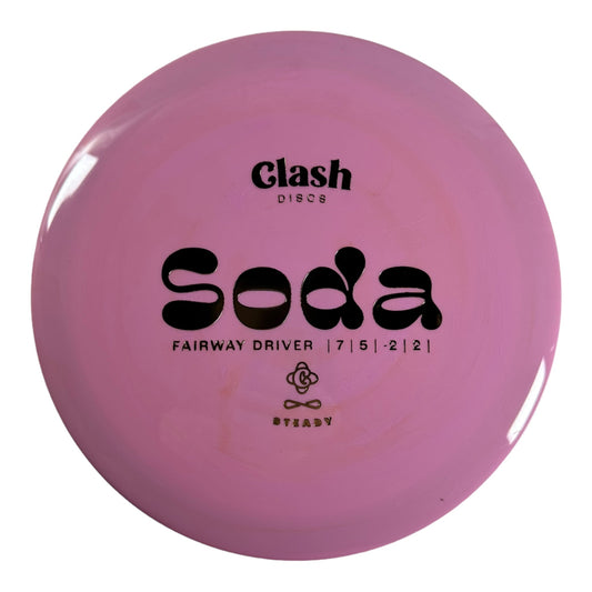 Clash Discs Soda | Steady | Pink/Gold 172g Disc Golf