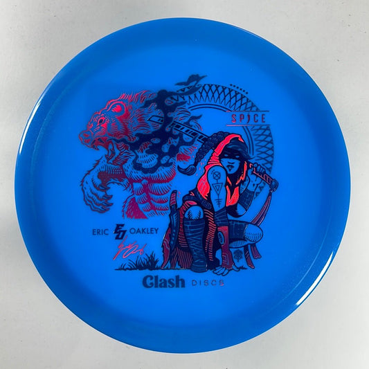 Clash Discs Spice | Steady | Blue/Red 175-176g (Eric Oakley) Disc Golf