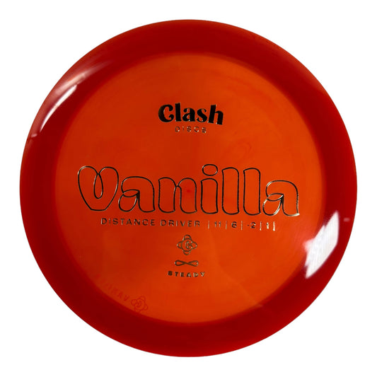 Clash Discs Vanilla | Steady | Red/Gold 174-175g Disc Golf