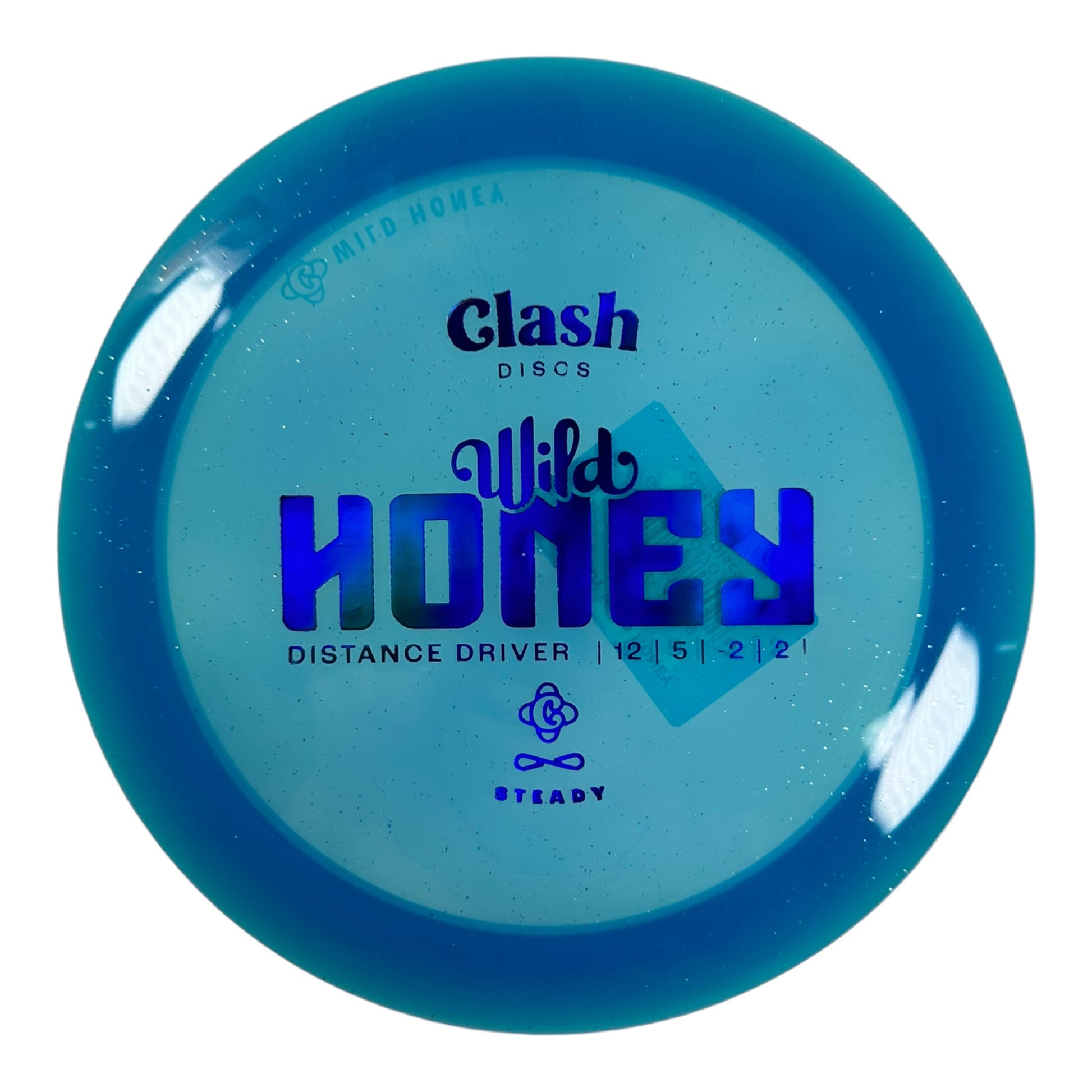 Clash Discs Wild Honey | Steady | Blue/Blue 173-174g Disc Golf