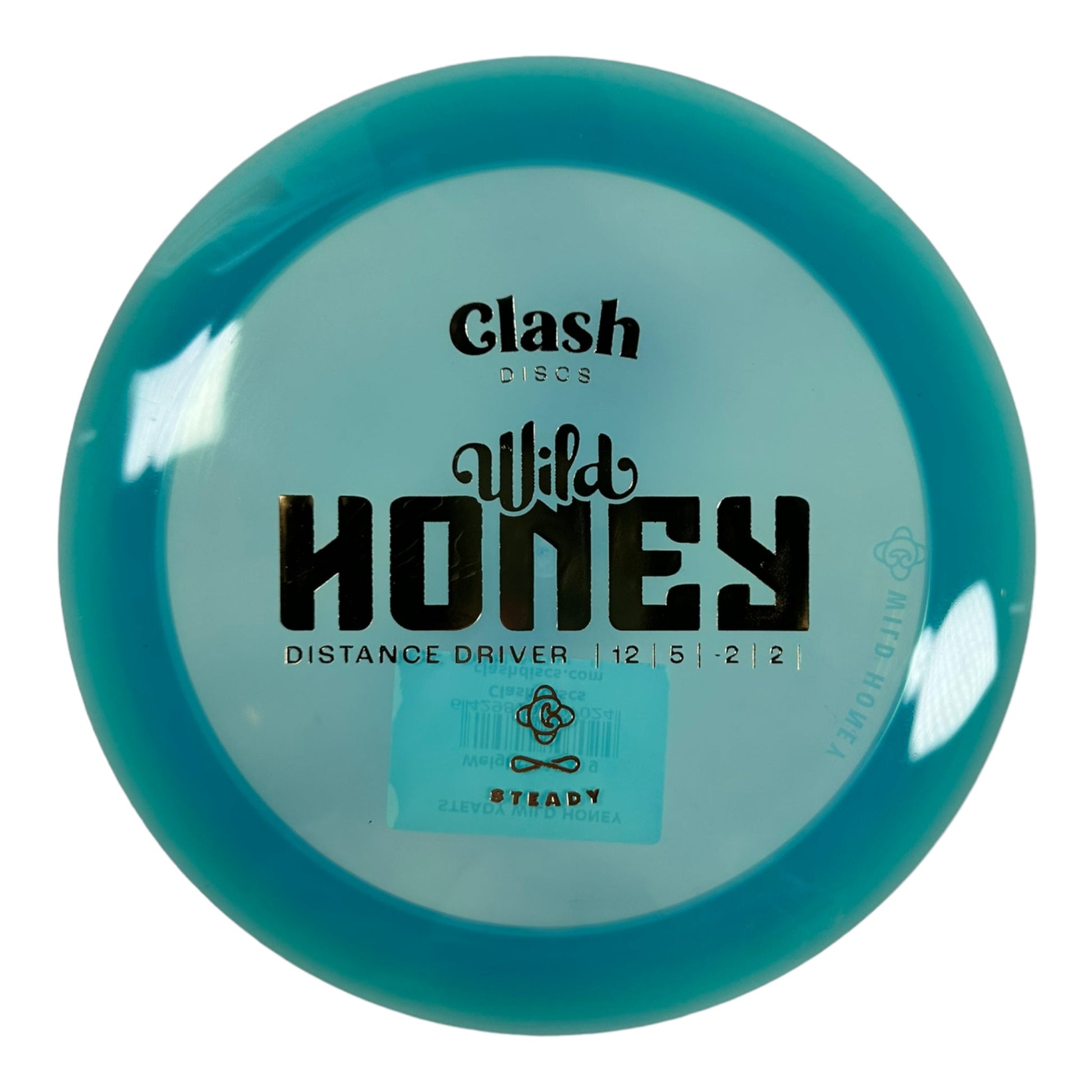 Clash Discs Wild Honey | Steady | Blue/Gold 171-172g Disc Golf