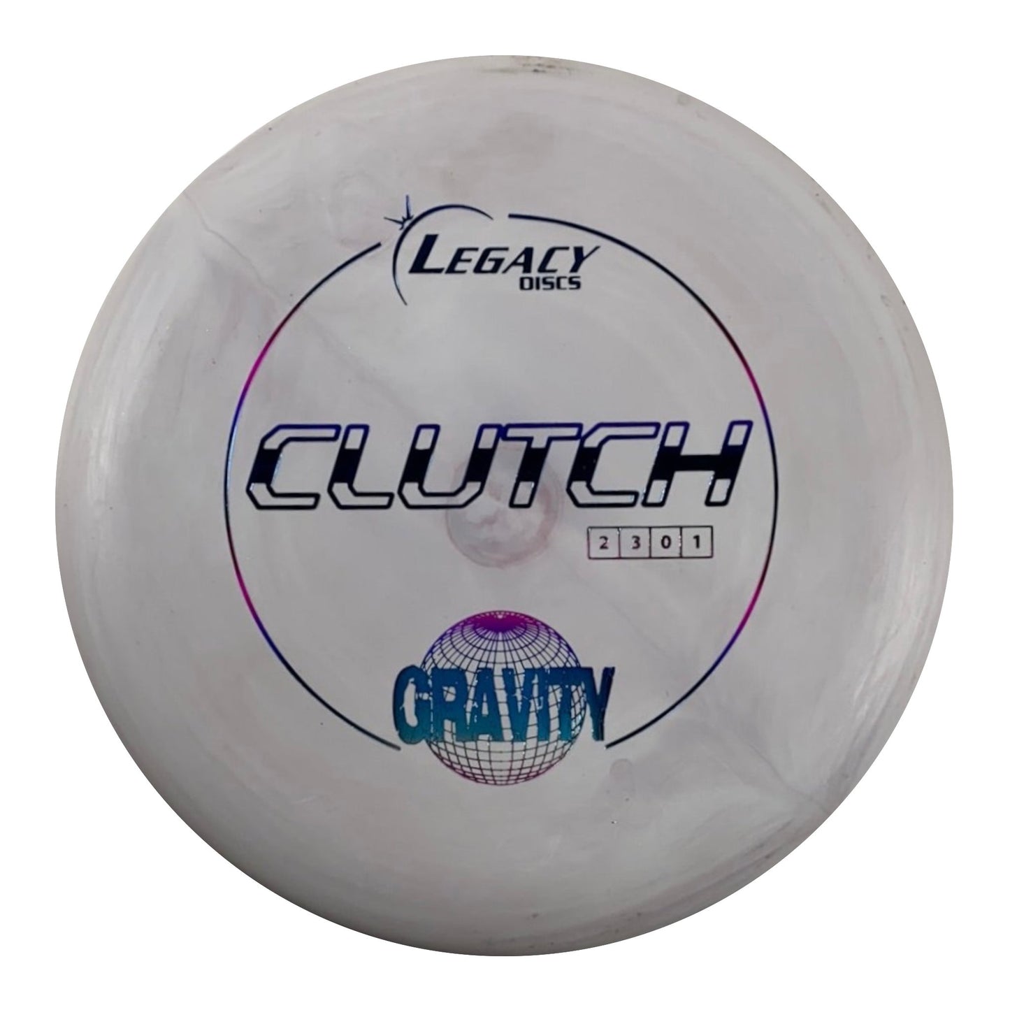 Legacy Discs Clutch | Gravity | Purple/Rainbow 175g Disc Golf