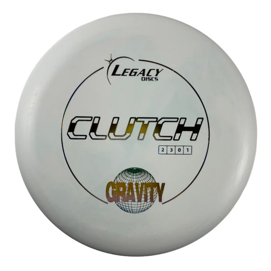 Legacy Discs Clutch | Gravity | White/Multi 175g Disc Golf