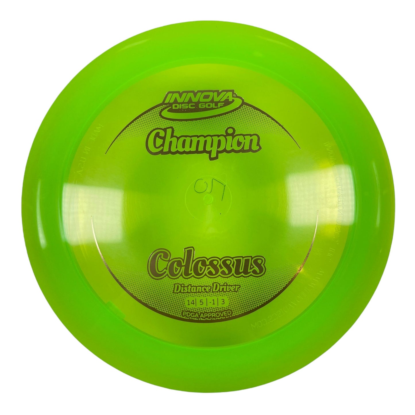Innova Champion Discs Colossus | Champion | Green/Gold 170g Disc Golf