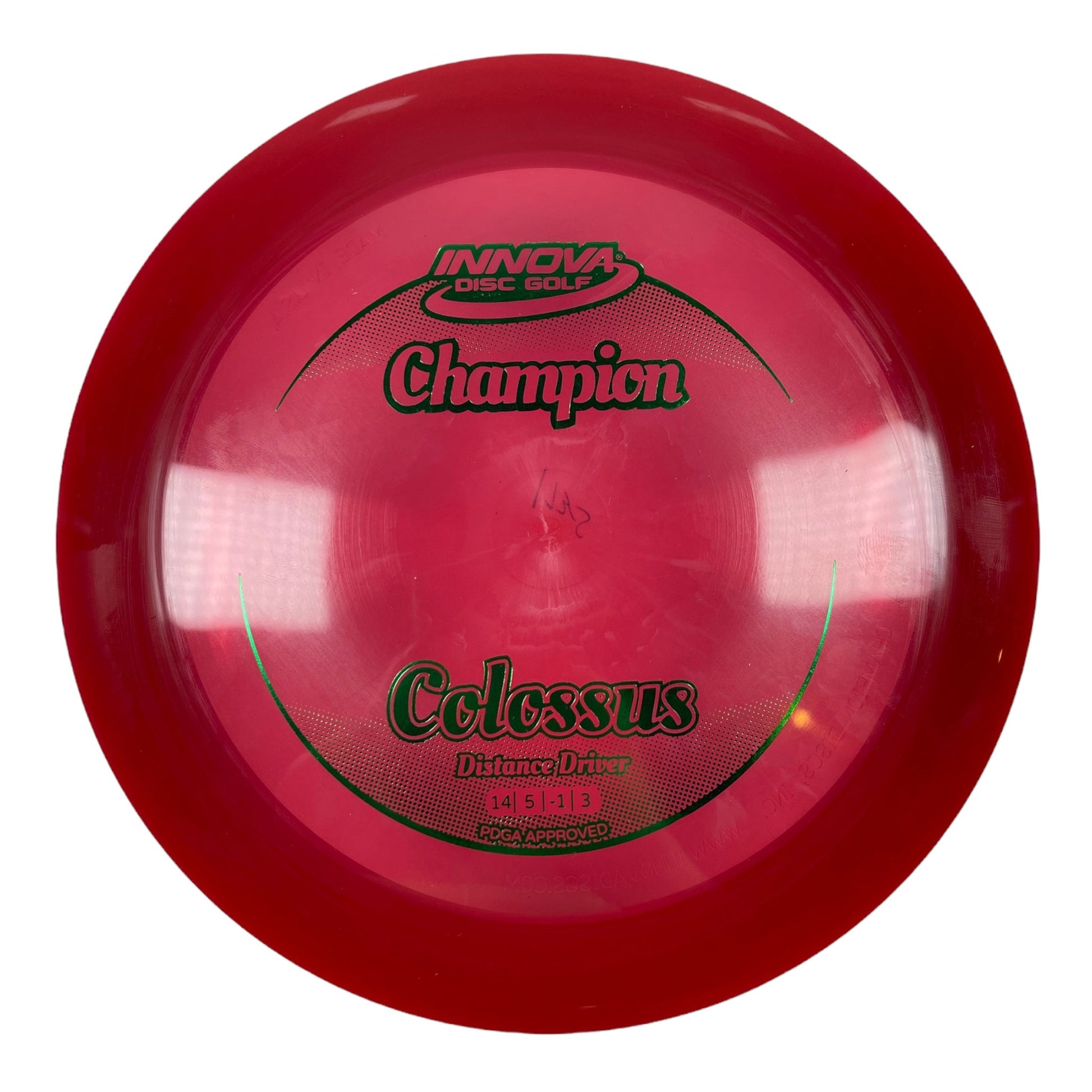 Innova Champion Discs Colossus | Champion | Red/Green 175g Disc Golf