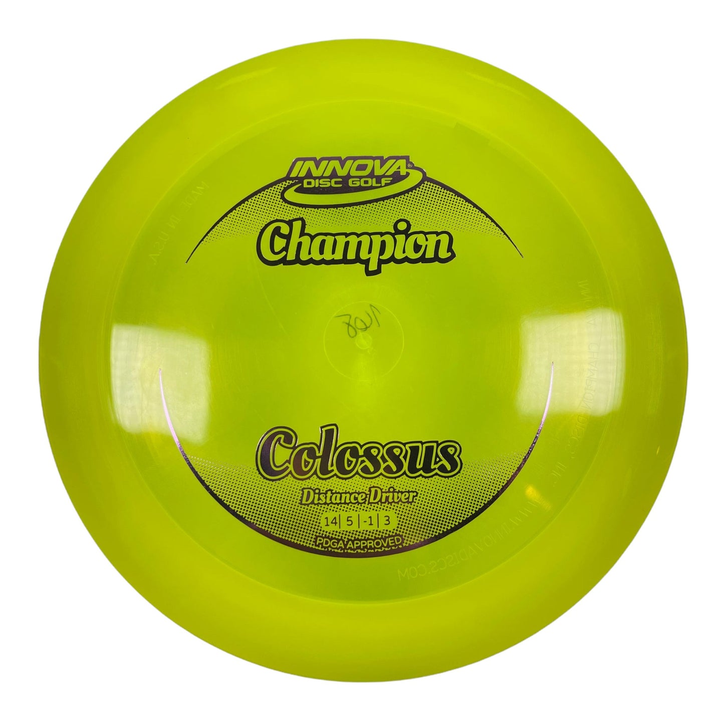 Innova Champion Discs Colossus | Champion | Yellow/Purple 168g Disc Golf
