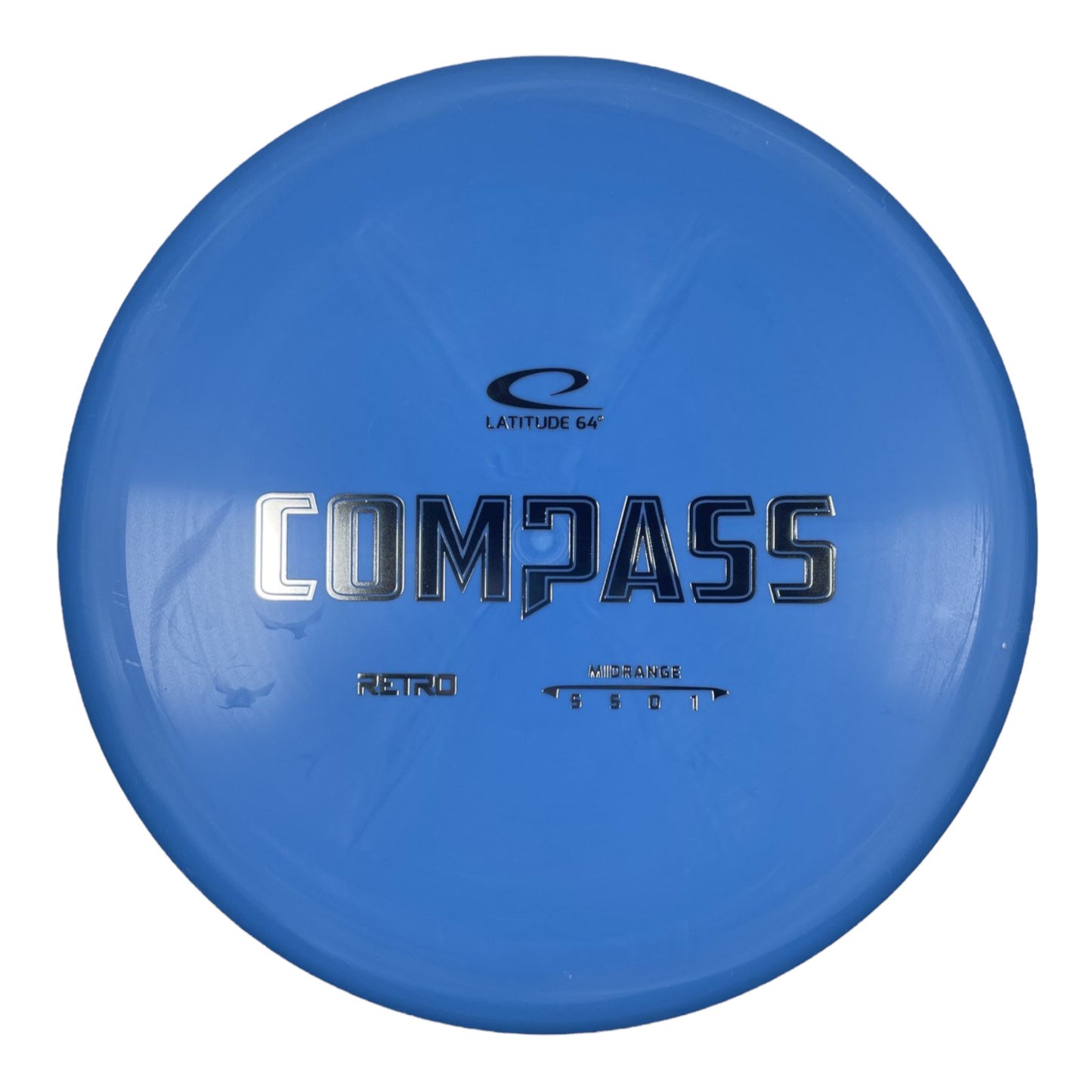 Latitude 64 Compass | Retro | Blue/Silver 177g Disc Golf