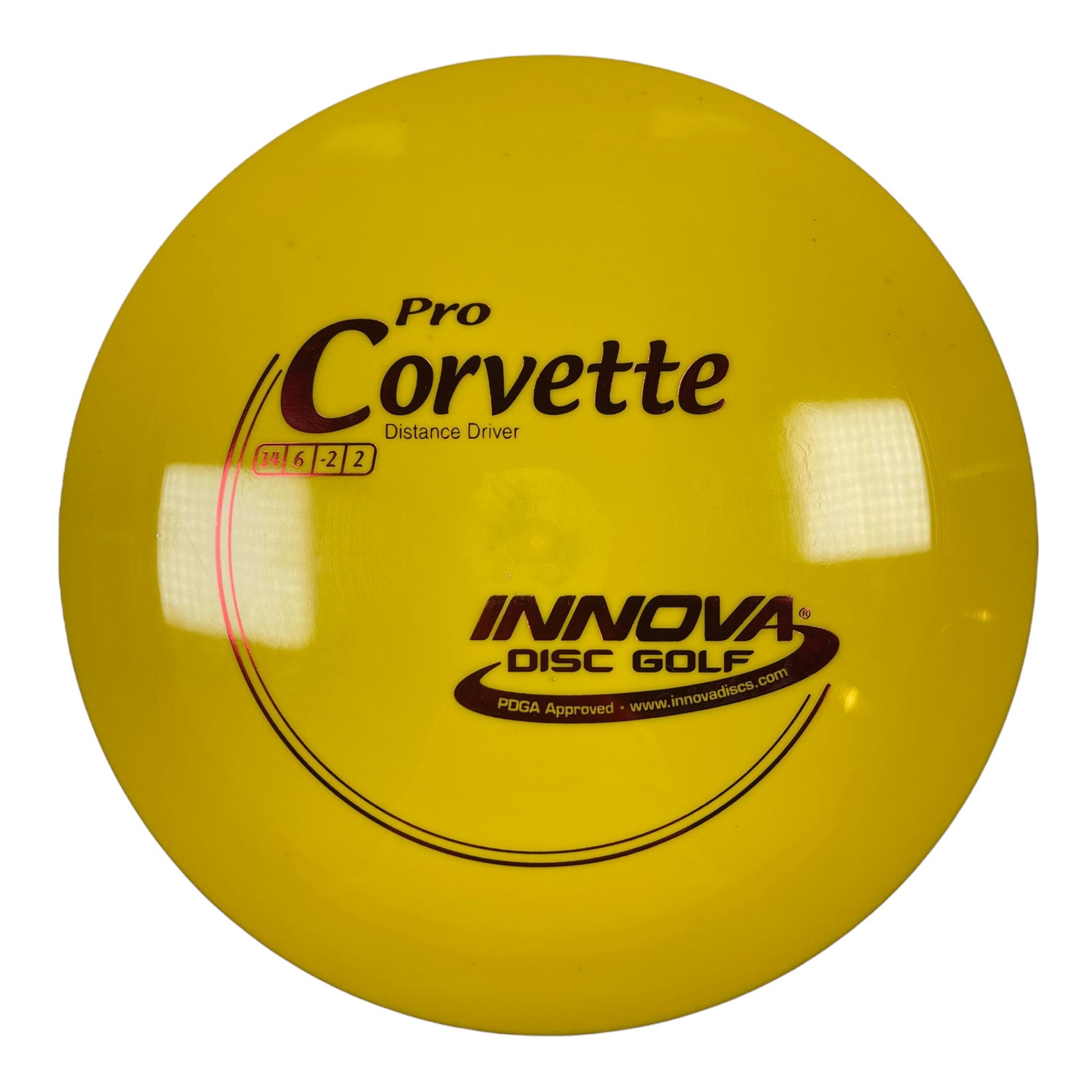 Innova Champion Discs Corvette | Pro | Yellow/Red 175g Disc Golf