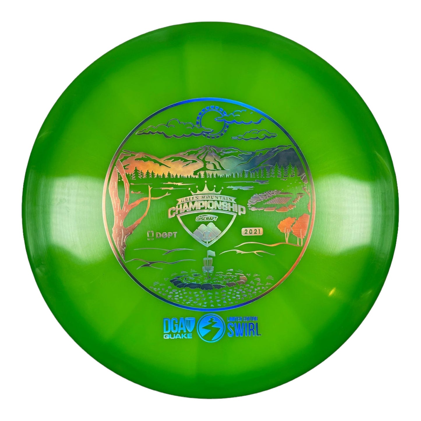 DGA Quake | Swirl | Green/Holo 170g Disc Golf