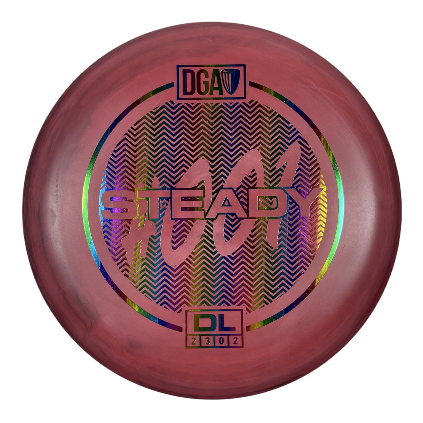 DGA Steady | DL | Red/Rainbow 174g Disc Golf