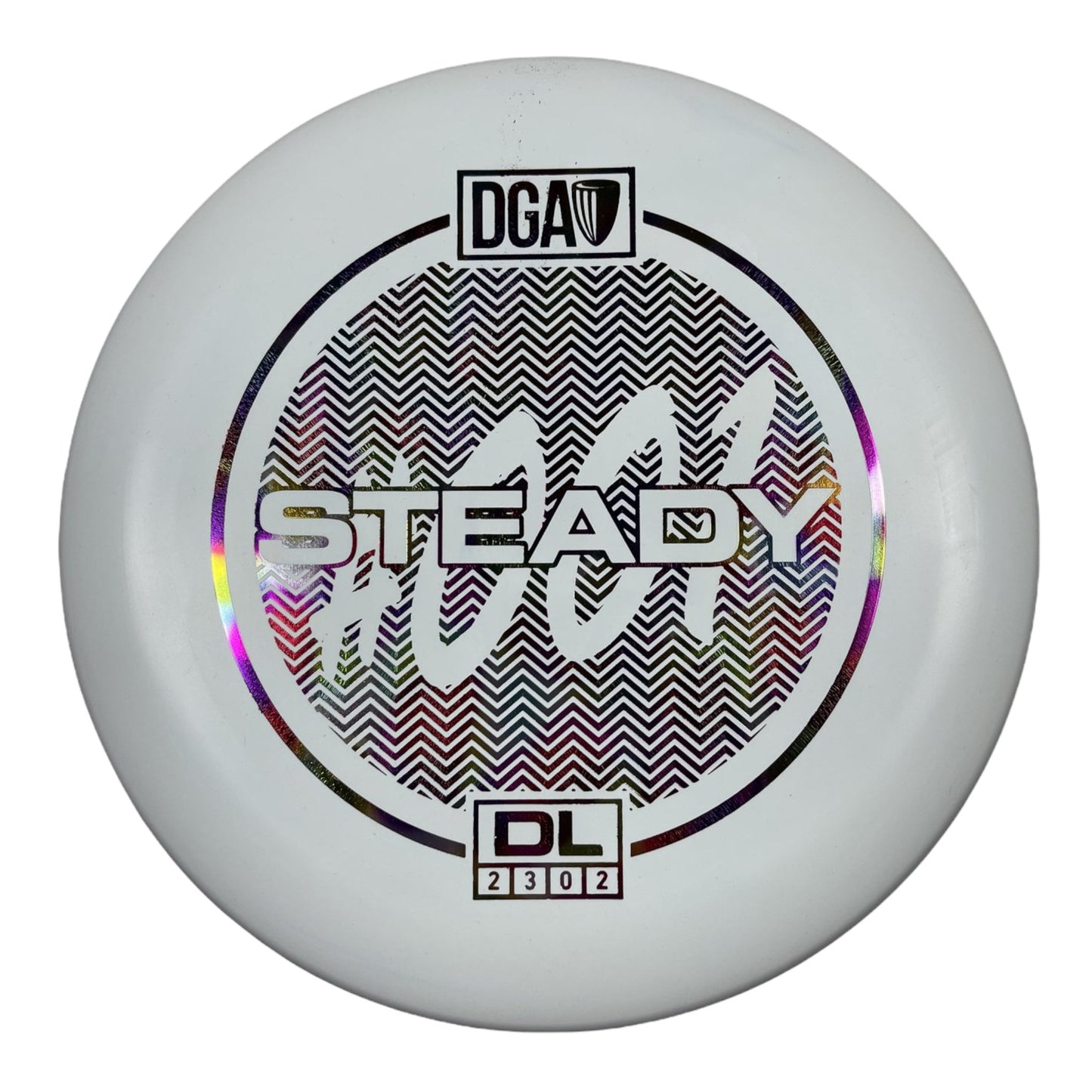 DGA Steady | DL | White/Rainbow 173-174g Disc Golf