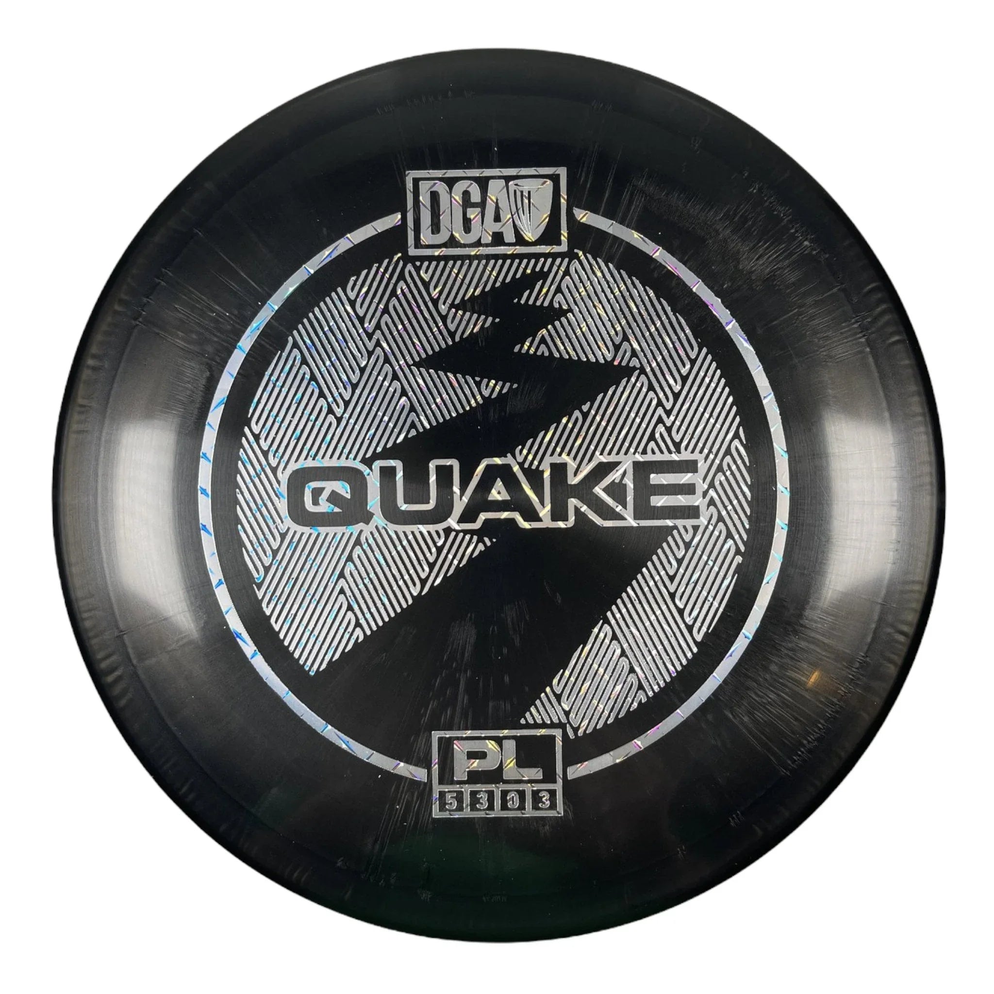 Disc Golf Association Quake | PL | Black/Holo 170g Disc Golf