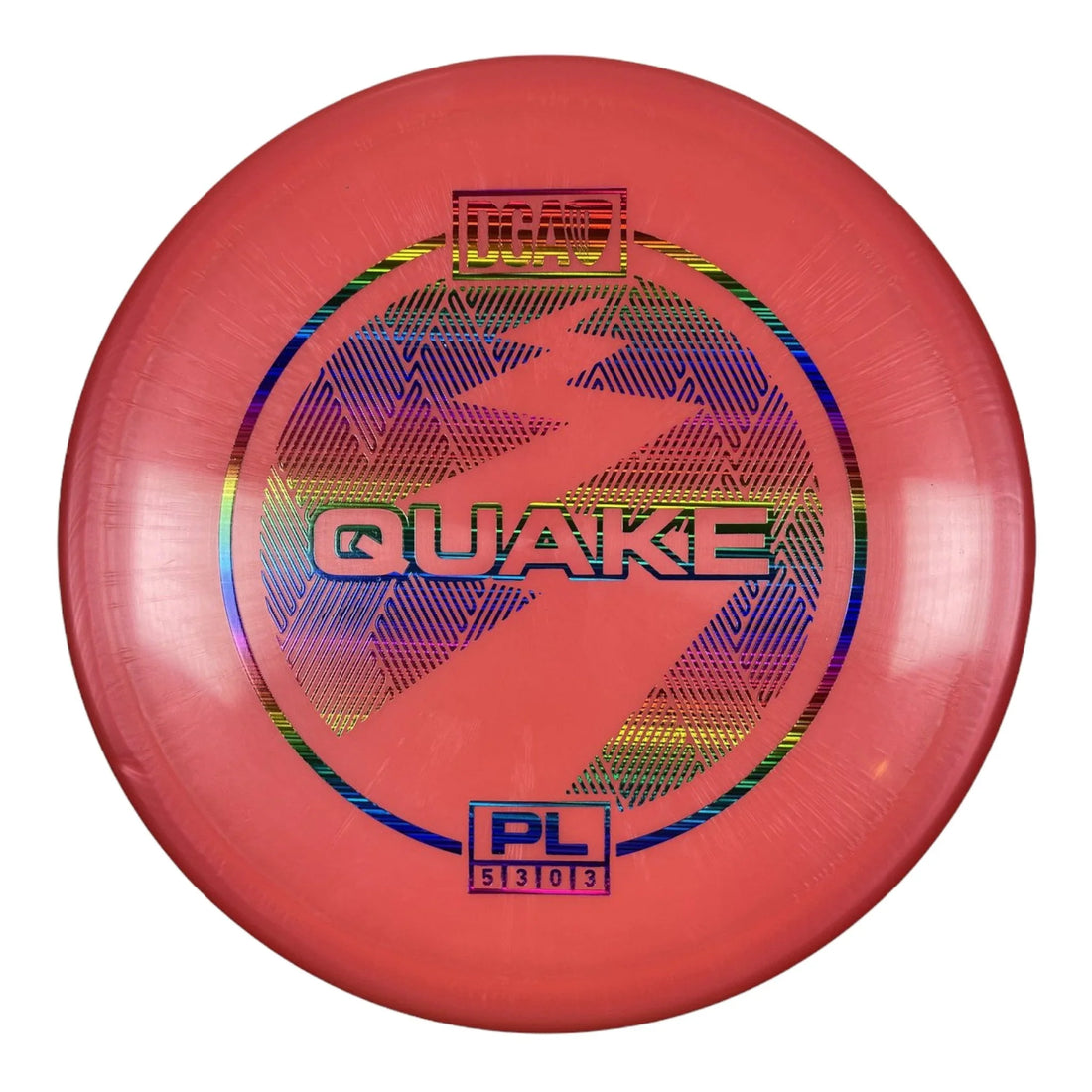 Disc Golf Association Quake | PL | Red/Rainbow 177g Disc Golf