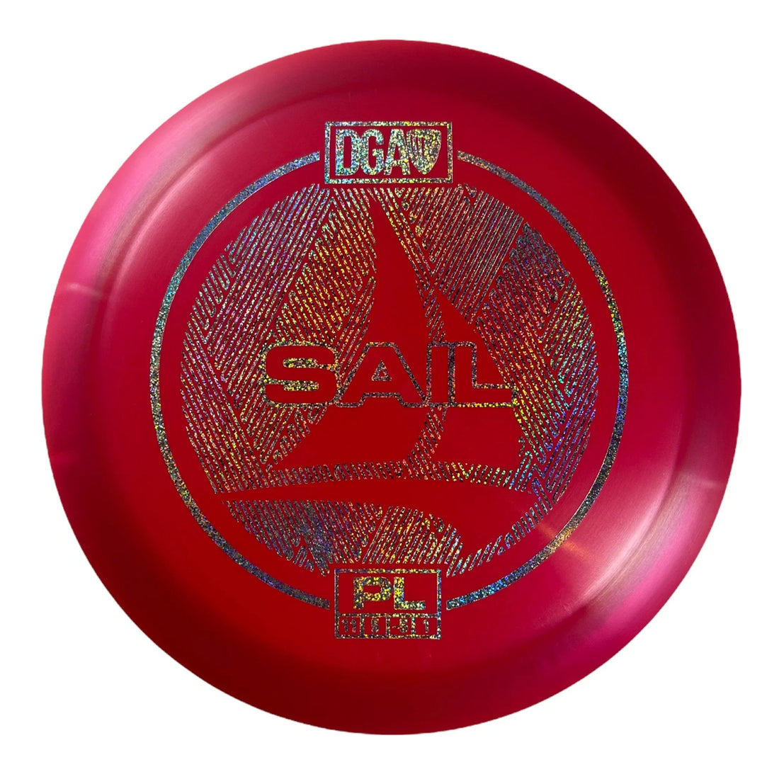 Disc Golf Association Sail | PL | Red/Holo 173g Disc Golf