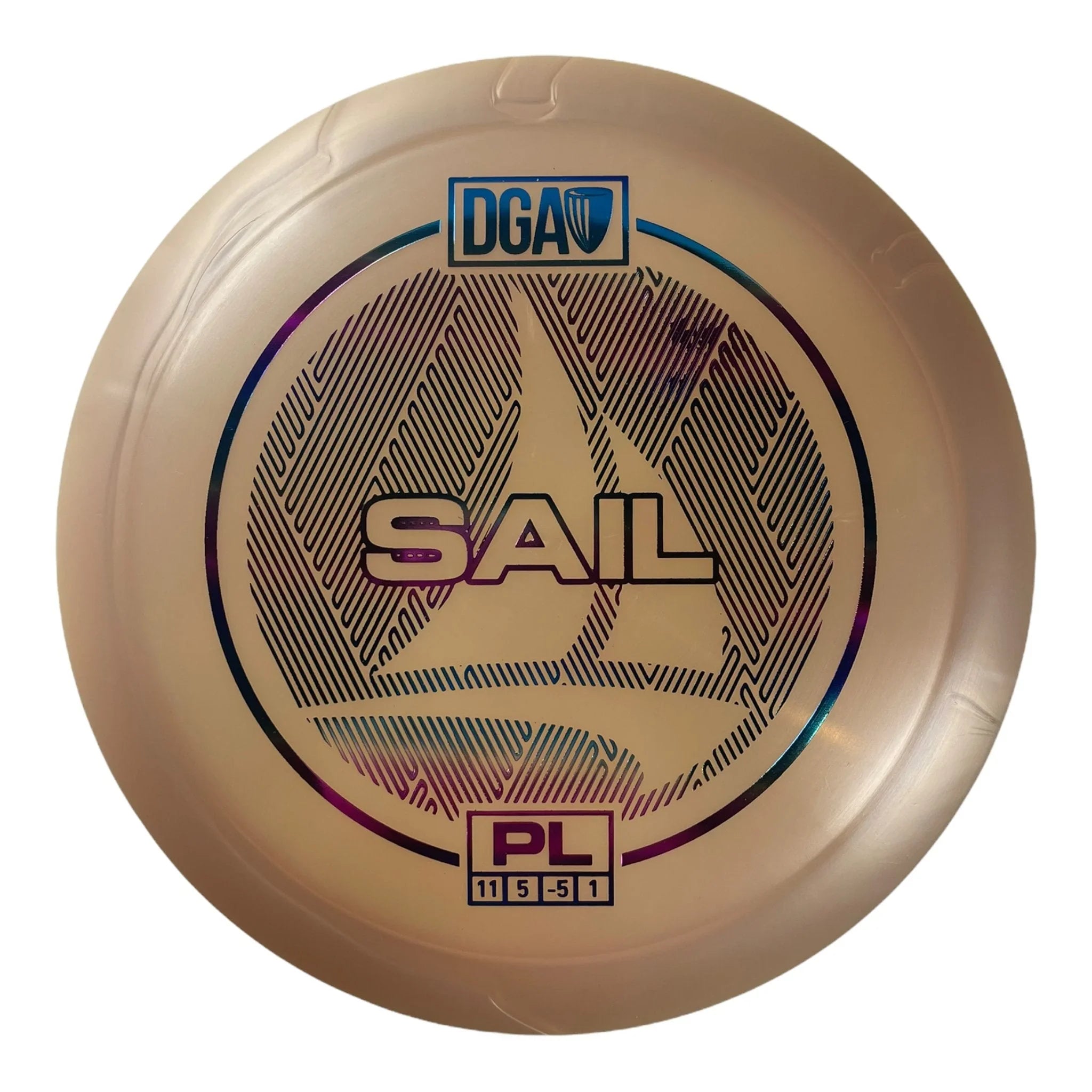 Disc Golf Association Sail | PL | White/Rainbow 168 - 169g Disc Golf